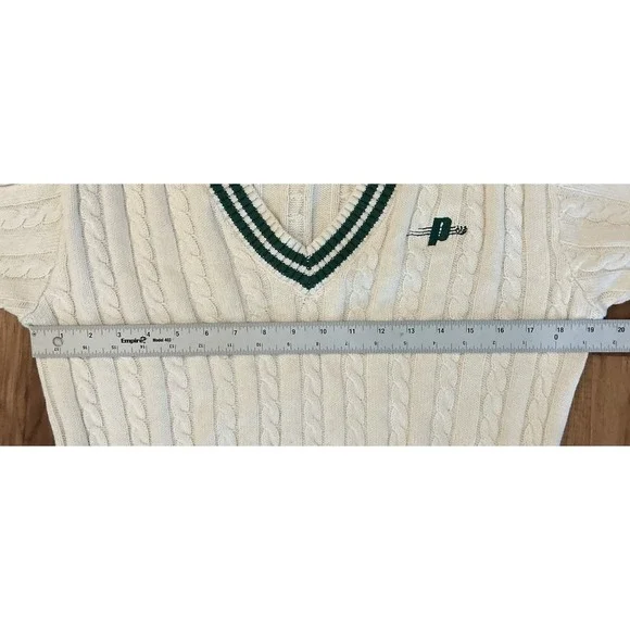 Prince Pickleball Outfit Set Womens Cable Knit Sweater XS + Shorts Small White - Picture 8 of 14